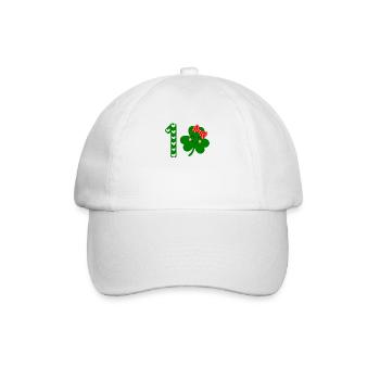 Accessoires de la Saint-Patrick Irlande Shamrock Décoration - Casquette classique - blanc/blanc - Devant