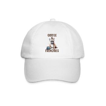 Café & Frenchies - Casquette classique - blanc/blanc - Devant