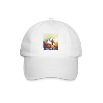 Mountain Ambiation - Baseballkappe - Weiß/Weiß - Vorne