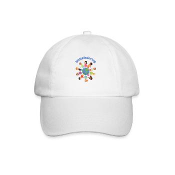 Weltkindertag - Baseballkappe - Weiß/Weiß - Vorne