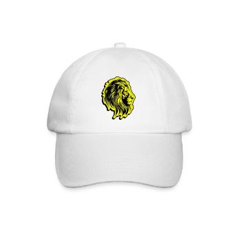 Symbole de tête de lion lion - Casquette classique - blanc/blanc - Devant