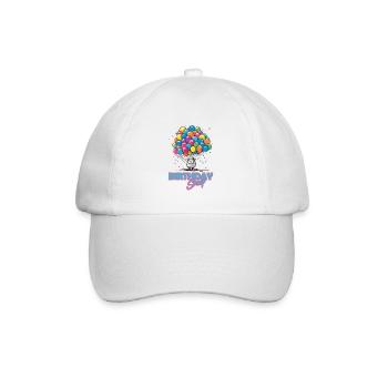 Birthday Sheep Whisperer - Cute Animal Party - Baseball Cap - white/white - Front