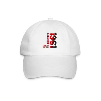 1961 August Limited Edition 62nd Birthday Outfit - Baseball Cap - white/white - Front