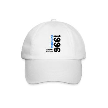 1996 September Limited Edition 27. Geburtstag Deko - Baseballkappe - Weiß/Weiß - Vorne