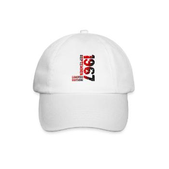 1967 Septembre Édition Limitée 56th Birthday Deco - Casquette classique - blanc/blanc - Devant