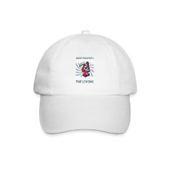 Funny Grim Reaper Lover Halloween Horror - Baseball Cap - white/white - Front