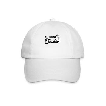 Blumen Dealer - Für Blumenliebhaber & Floristen - Baseballkappe - Weiß/Weiß - Vorne