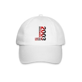 2003 décembre édition limitée 20e anniversaire décoration - Casquette classique - blanc/blanc - Devant