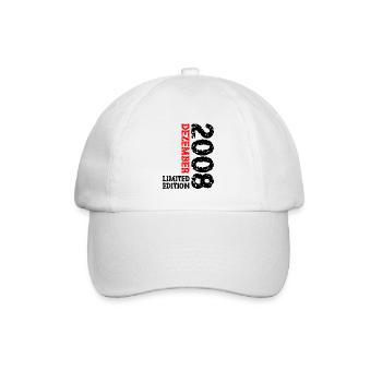 2008 Décembre Édition Limitée 15e Anniversaire Décoration - Casquette classique - blanc/blanc - Devant