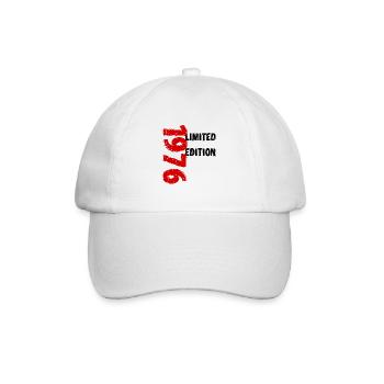 1976 Limited Edition Birthday Gift Wife Husband - Baseball Cap - white/white - Front