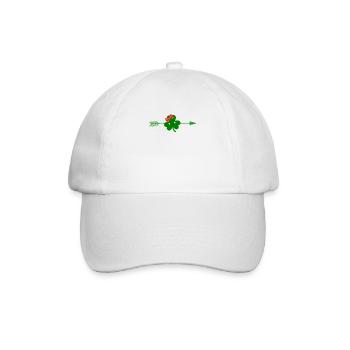 Accessoires de la Saint-Patrick Irlande Shamrock décoration - Casquette classique - blanc/blanc - Devant