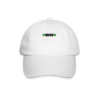 Accessoires de la Saint-Patrick Irlande Shamrock décoration - Casquette classique - blanc/blanc - Devant