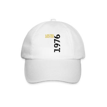 1976 Limited Edition Birthday Gift Wife Husband - Baseball Cap - white/white - Front