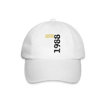 1988 édition limitée anniversaire cadeau femme mari - Casquette classique - blanc/blanc - Devant