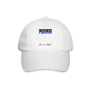 1er Cadeau D’anniversaire Garçons Livre D’or Hommes - Casquette classique - blanc/blanc - Devant