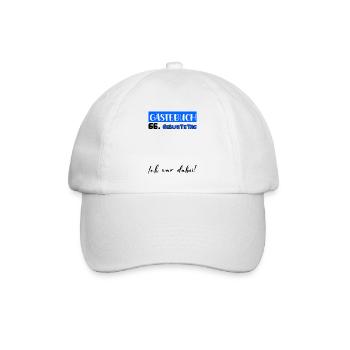 Guestbook Decoration Men Men's 66th Birthday Tshirt - Baseball Cap - white/white - Front