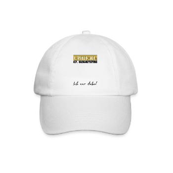 67 Cadeau D’anniversaire Décoration Femme Livre d’Or Homme - Casquette classique - blanc/blanc - Devant