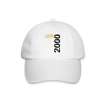 2000 Limited Edition Birthday Gift Wife Husband - Baseball Cap - white/white - Front