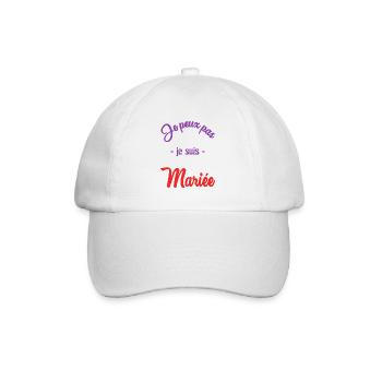 MARIEE. FUTURE MARIEE - Casquette classique - blanc/blanc - Devant