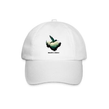 Preserve & Protect Kolibri Vogel Natur Nektar - Baseballkappe - Weiß/Weiß - Vorne
