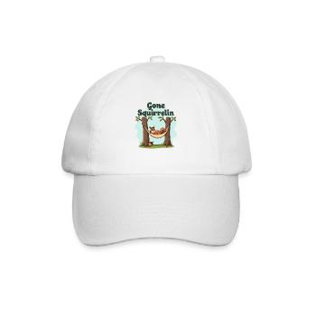 Squirrel Watching Enthusiast Wildlife - Baseball Cap - white/white - Front