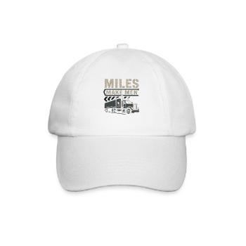 Trucker Trucking Gift Truck Trucker - Baseballkappe - Weiß/Weiß - Vorne