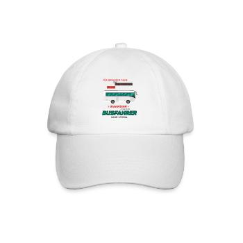 Busfahrer Geschenk • Wahnsinn Superkraft Shirt - Baseballkappe - Weiß/Weiß - Vorne