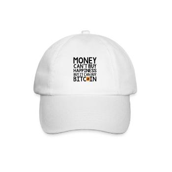 Bitcoin - Baseball Cap - white/white - Front