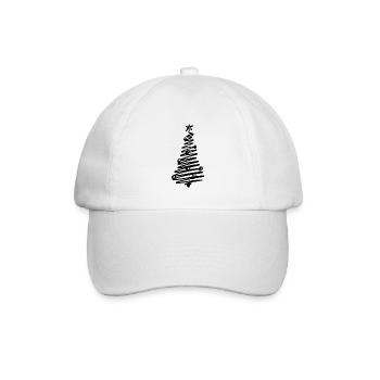 arbre de Noël - Casquette classique - blanc/blanc - Devant