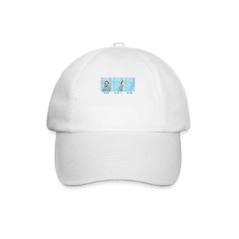 Sarkasmus Van Gogh Wortspiel Geschenk - Baseballkappe - Weiß/Weiß - Vorne