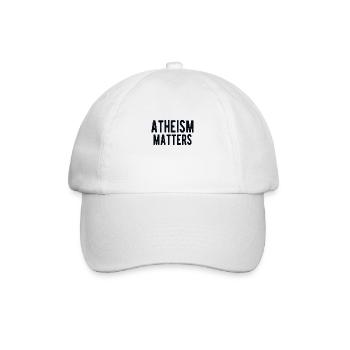ATHÉE ATHÉISME POISON IDEA : ATHEISM MATTERS - Casquette classique - blanc/blanc - Devant
