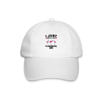 Flamingo Pink Flamingo Flamingo Gift - Baseball Cap - white/white - Front