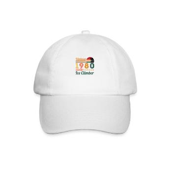 Eiskletterer Eisklettern Sportler Eis Klettern - Baseballkappe - Weiß/Weiß - Vorne
