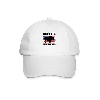 Bison Buffalo Water Buffalo National Park - Baseball Cap - white/white - Front