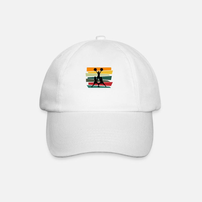 Cheerleading Cheerleader Cadeau - Casquette classique - blanc/blanc
