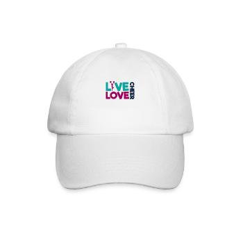 Cheerleading Cheerleader Gift - Baseball Cap - white/white - Front