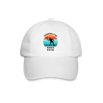 Racqueetball - Baseball Cap - white/white - Front