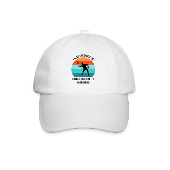 Racqueetball - Baseball Cap - white/white - Front