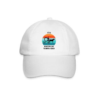 Coachman Carriage Horse-drawn carriage Carriage - Baseball Cap - white/white - Front