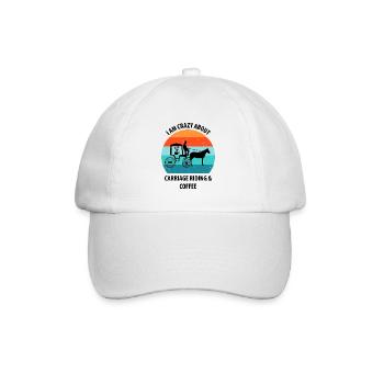 Cocher Calèche Calèche Café - Casquette classique - blanc/blanc - Devant
