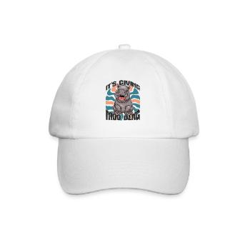 Moo Deng - Casquette classique - blanc/blanc - Devant