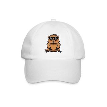Beaver Cool Comic - Baseball Cap - white/white - Front