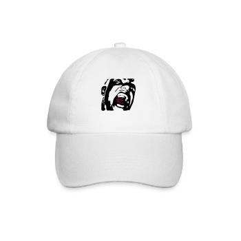 scream - Baseballkappe - Weiß/Weiß - Vorne