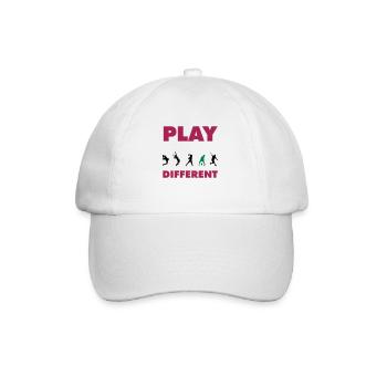 PLAY DIFFERENT 2 - Baseballkappe - Weiß/Weiß - Vorne
