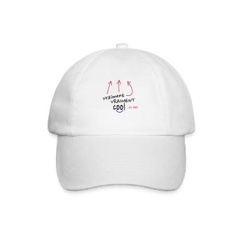 vraiment cool ou pas! - Casquette classique - blanc/blanc - Devant