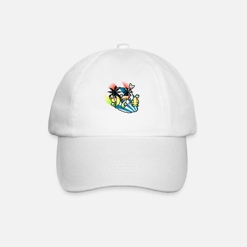 974 - Baseballkappe - Weiß/Weiß