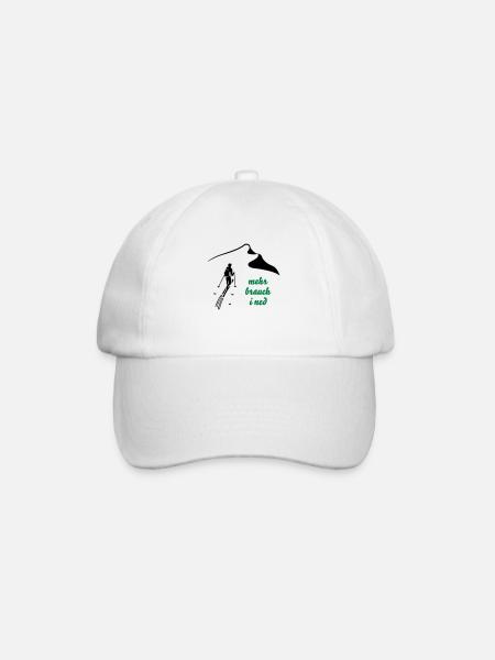 mbin Skitour - Baseballkappe - Weiß/Weiß