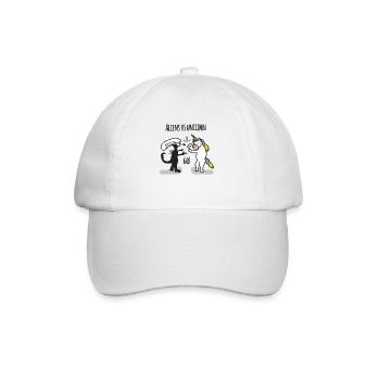 Aliens vs. licorne - Casquette classique - blanc/blanc - Devant