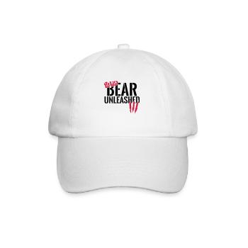 Ours sauvage déchaînés - Casquette classique - blanc/blanc - Devant
