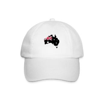 Australia - Baseballkappe - Weiß/Weiß - Vorne